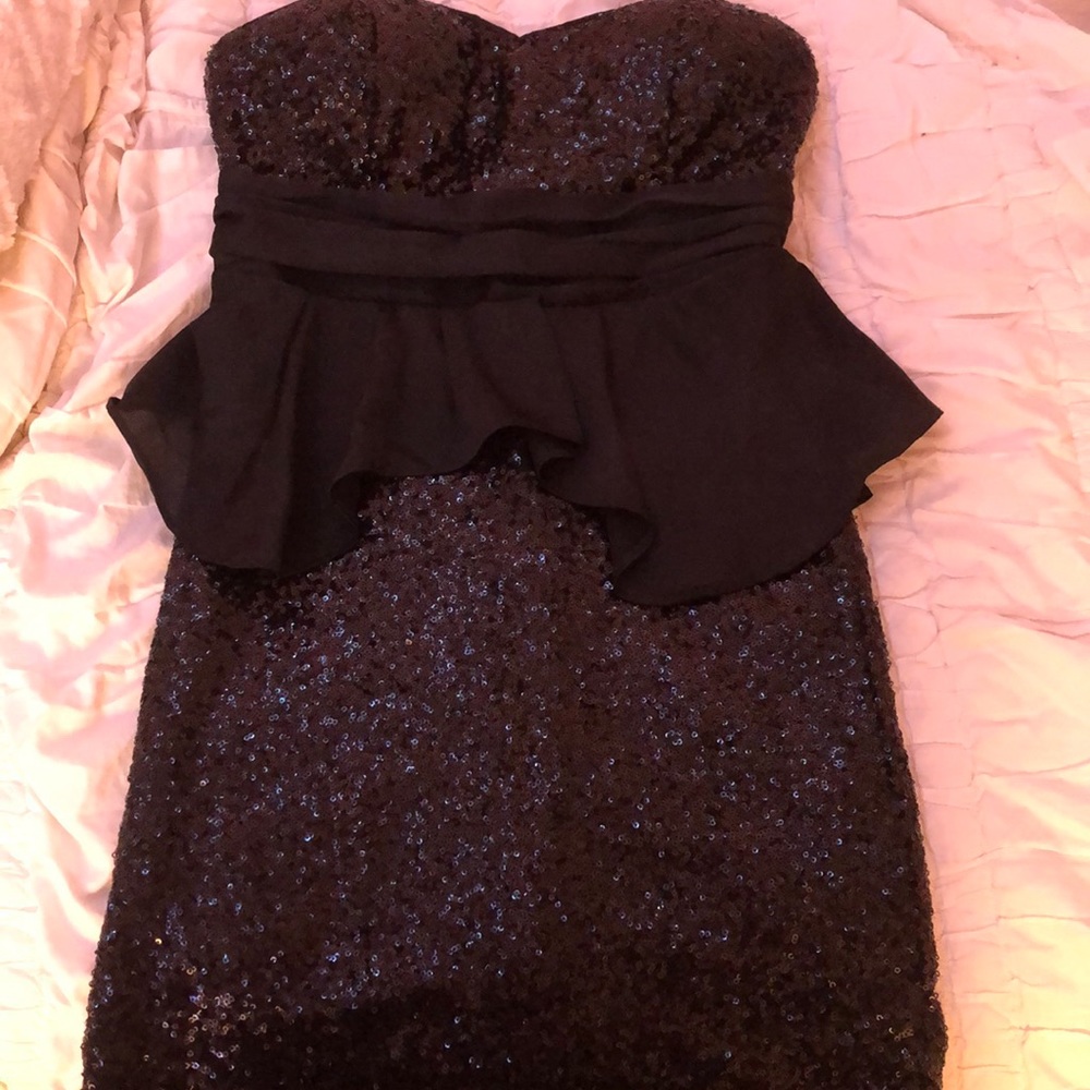 Boubou black sequin dress